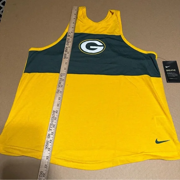 New NFL Nike Greenbay Packers Women XL Tank Top - Picture 2 of 9